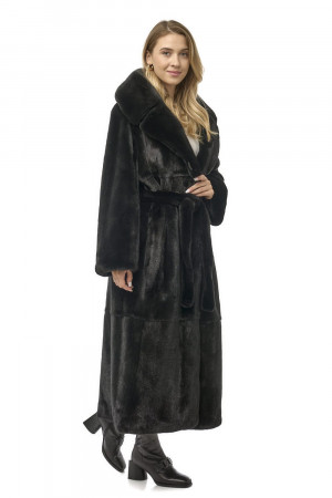 Норка BLACKGLAMA пластины, английский воротник