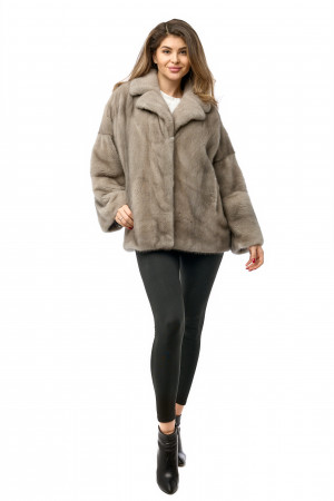 Норка Кимоно Английский воротник роспуск 