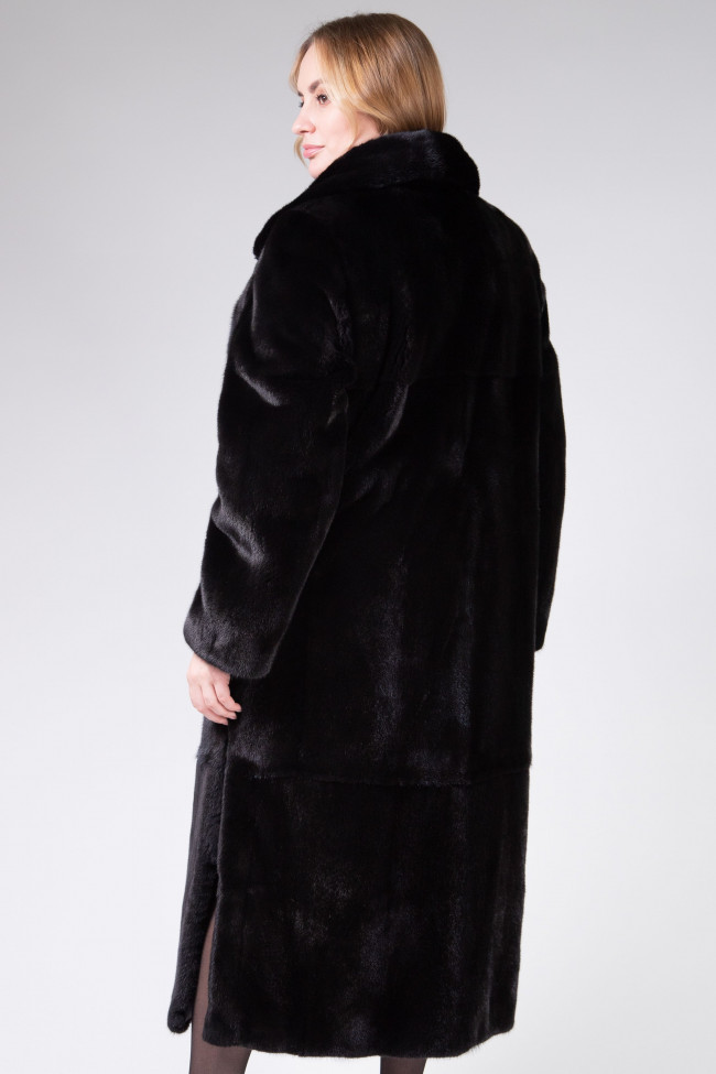 Норка английский воротник пластины BLACKGLAMA