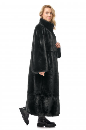 Норка BLACKGLAMA пластины стойка воротник